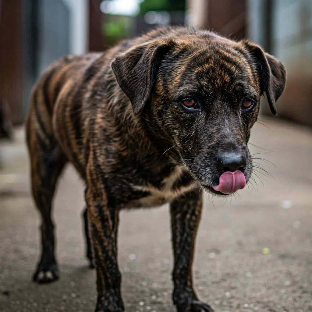 perro con mal olor